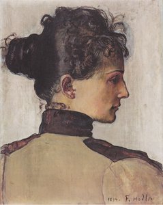 Portrait of Berthe Jacques by Ferdinand Hodler